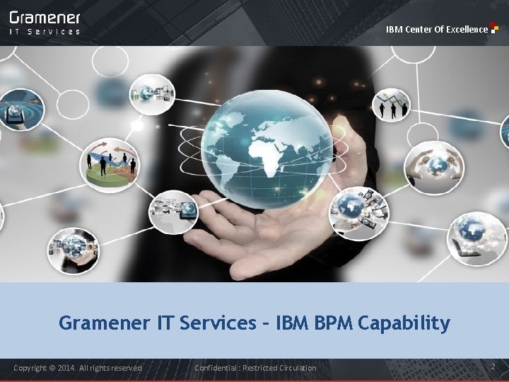 IBM Center Of Excellence Gramener IT Services – IBM BPM Capability Global Delivery Framework