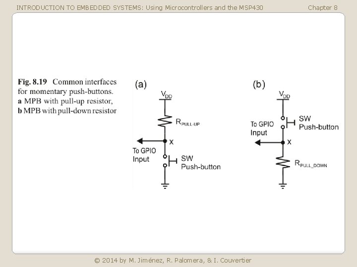 INTRODUCTION TO EMBEDDED SYSTEMS: Using Microcontrollers and the MSP 430 © 2014 by M.