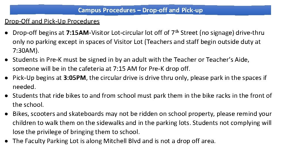 2019 2020 Parent Orientation Roberto Bobby Barrera Elementary