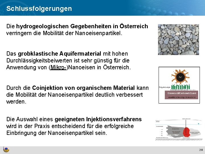 Schlussfolgerungen Effekte und Verhalten von Ti. O 2 Nanopartikeln in der aquatischen Umwelt Die