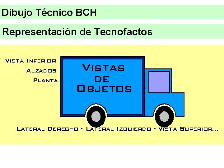 Dibujo Técnico BCH Representación de Tecnofactos 