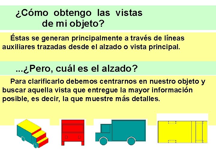 ¿Cómo obtengo las vistas de mi objeto? Éstas se generan principalmente a través de