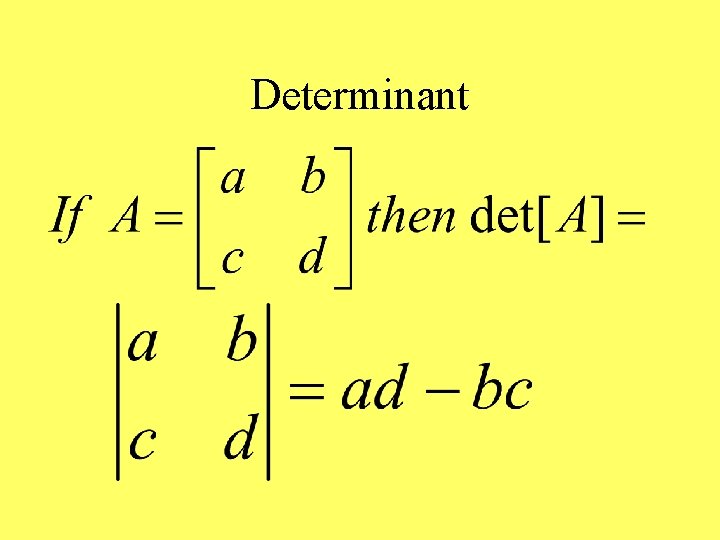 Determinant 