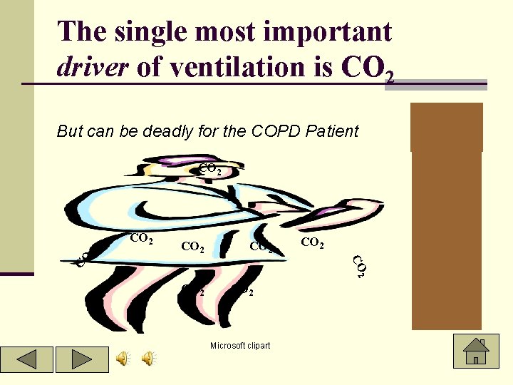 The single most important driver of ventilation is CO 2 But can be deadly