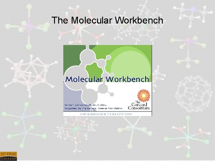 The Molecular Workbench 