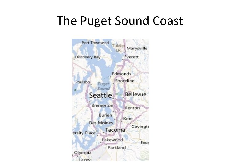 The Puget Sound Coast 