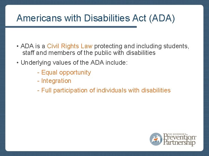 Improve School Climate for Students with Disabilities Training
