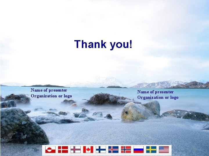 Thank you! Name of presenter Organization or logo 25 