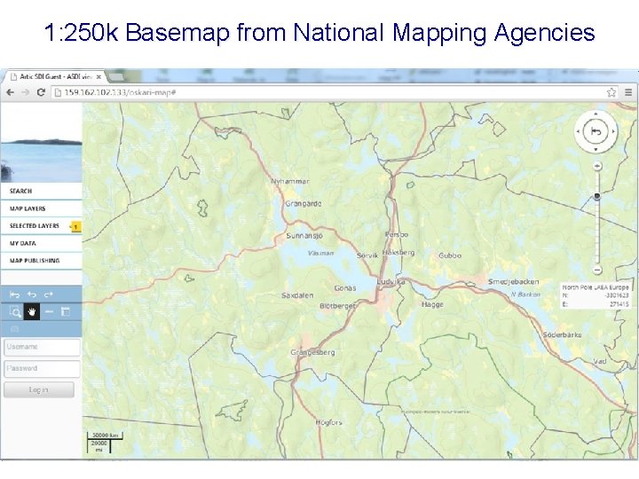 1: 250 k Basemap from National Mapping Agencies 9 