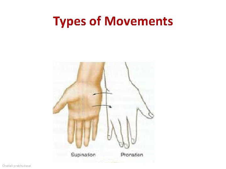 Types of Movements Chaitali prabhudesai 