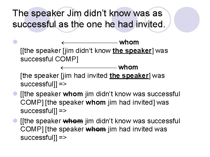 The speaker Jim didn’t know was as successful as the one he had invited.