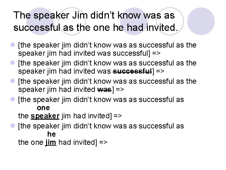 The speaker Jim didn’t know was as successful as the one he had invited.