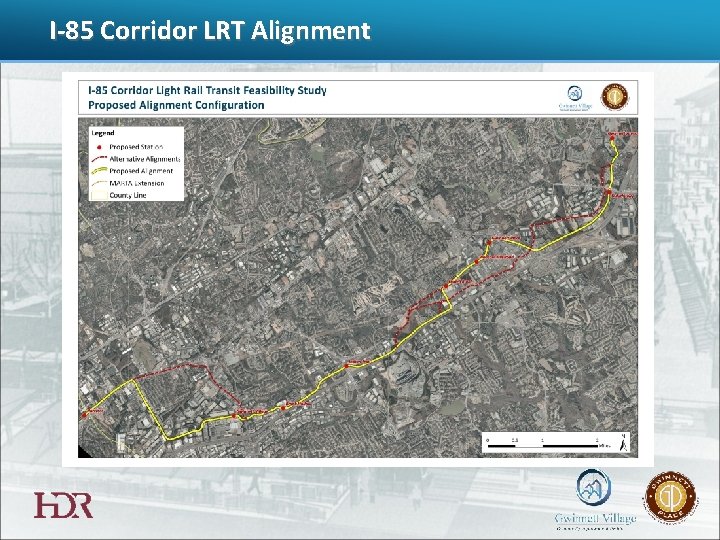 I-85 Corridor LRT Alignment 