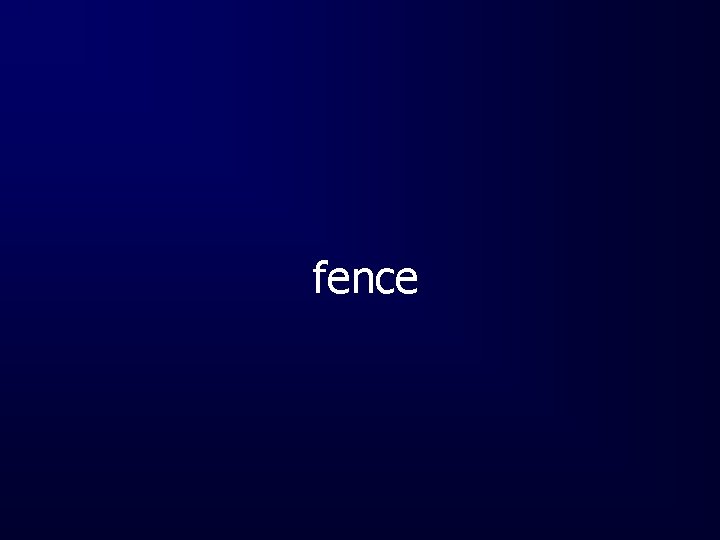 fence 