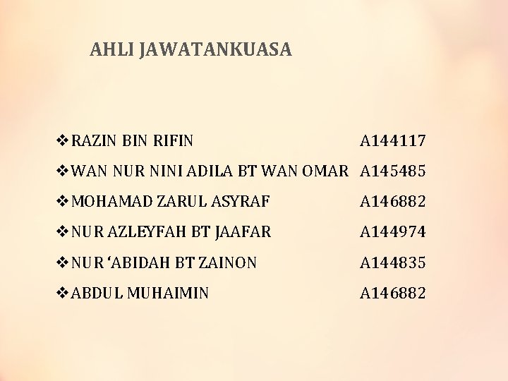 AHLI JAWATANKUASA v. RAZIN BIN RIFIN A 144117 v. WAN NUR NINI ADILA BT