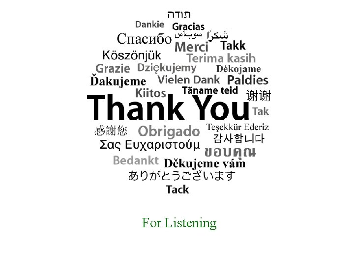  ﺳﻮپﺎﺱ For Listening 