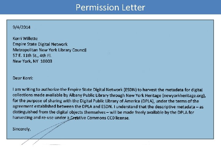 Permission Letter 
