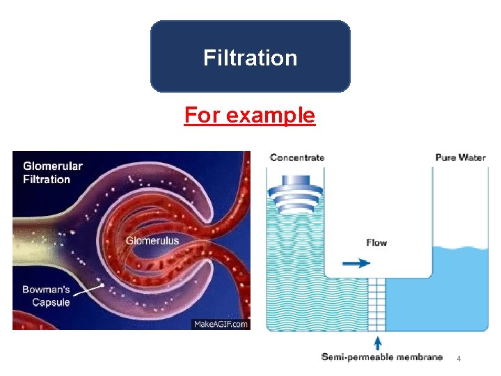 Filtration For example 4 