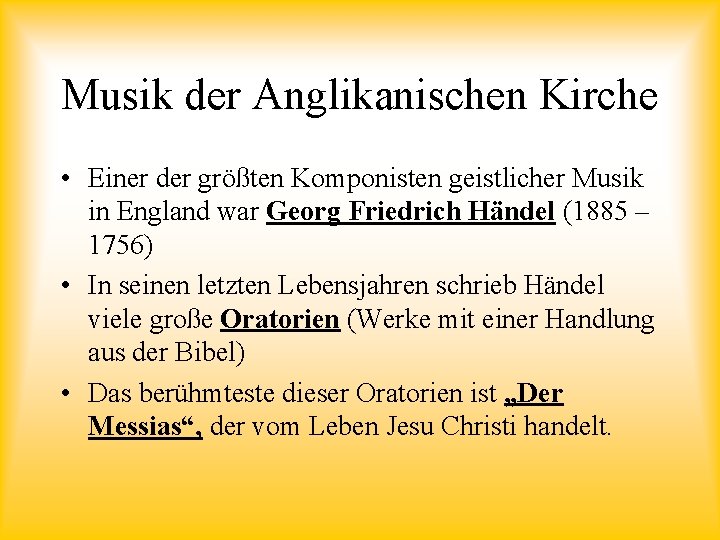 Musik der Anglikanischen Kirche • Einer der größten Komponisten geistlicher Musik in England war