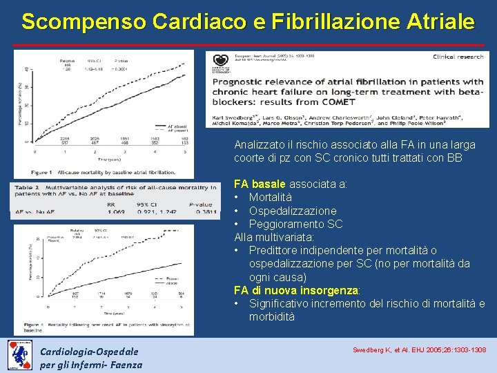 Scompenso Cardiaco e Fibrillazione Atriale Analizzato il rischio associato alla FA in una larga