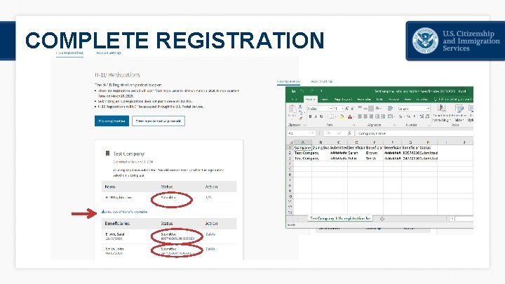 COMPLETE REGISTRATION 