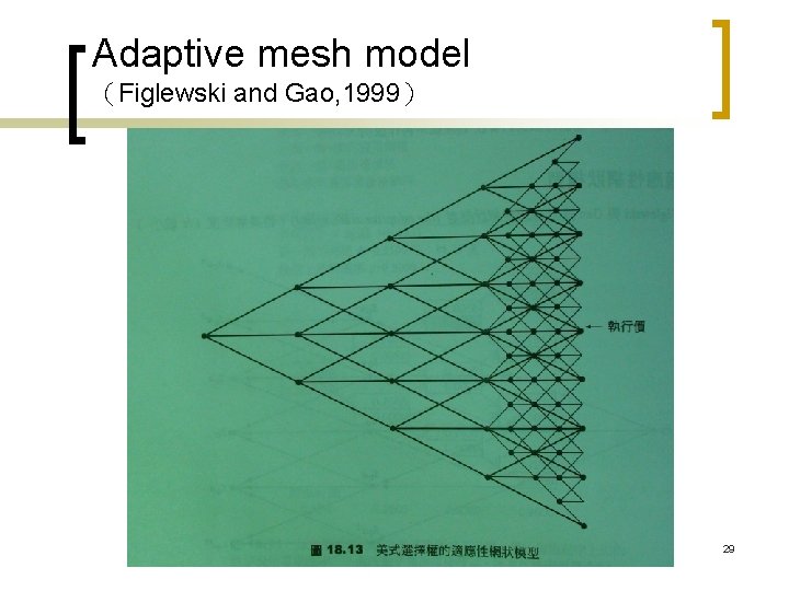Adaptive mesh model (Figlewski and Gao, 1999) 29 Adaptive mesh model (Figlewski and Gao, 1999) 29