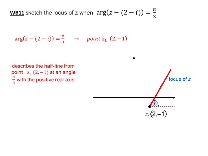 locus of z locus of z