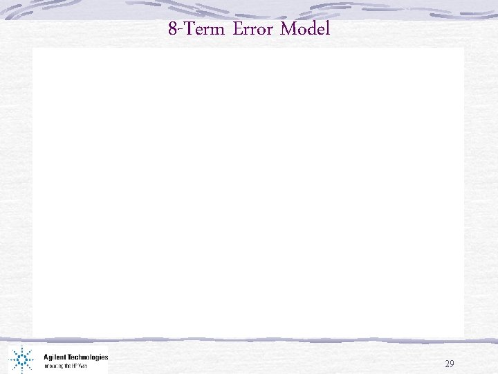 8 -Term Error Model 29 