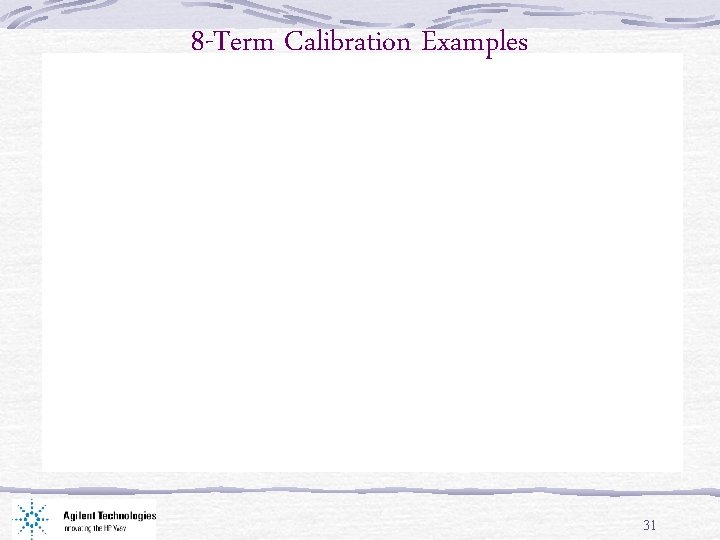 8 -Term Calibration Examples 31 