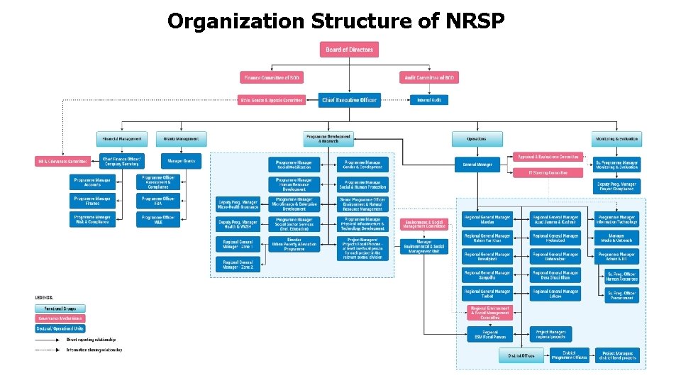 Organization Structure of NRSP 