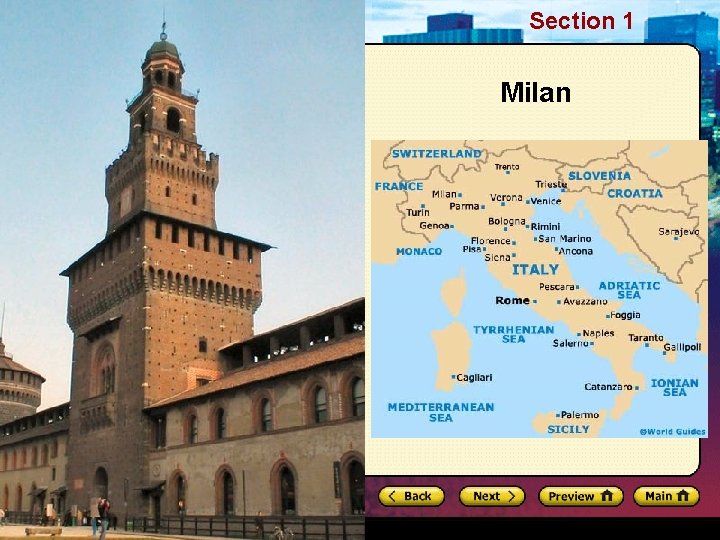 Renaissance and Reformation Section 1 Milan 