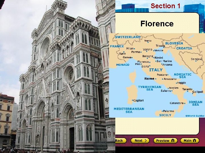 Renaissance and Reformation Section 1 Florence 