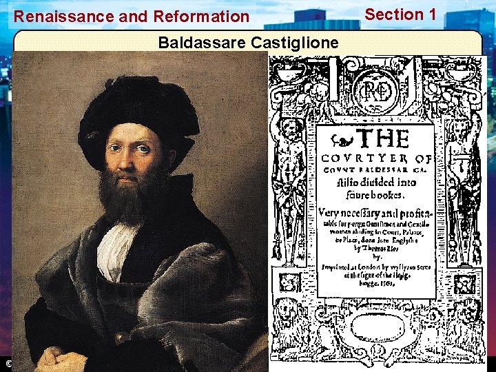 Renaissance and Reformation Baldassare Castiglione Section 1 