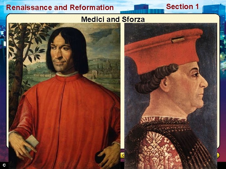 Renaissance and Reformation Medici and Sforza Section 1 