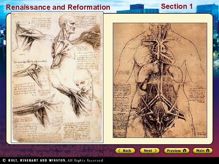 Renaissance and Reformation Section 1 
