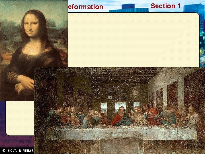 Renaissance and Reformation Section 1 