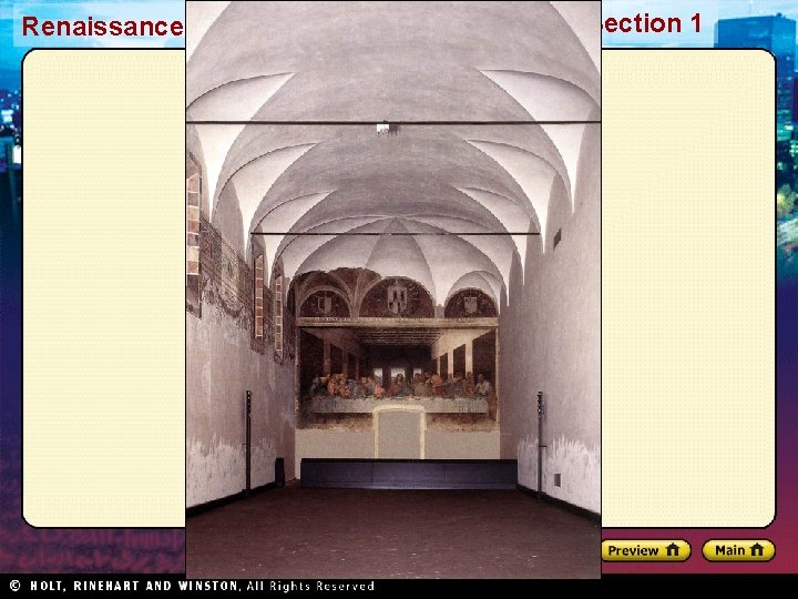 Renaissance and Reformation Section 1 