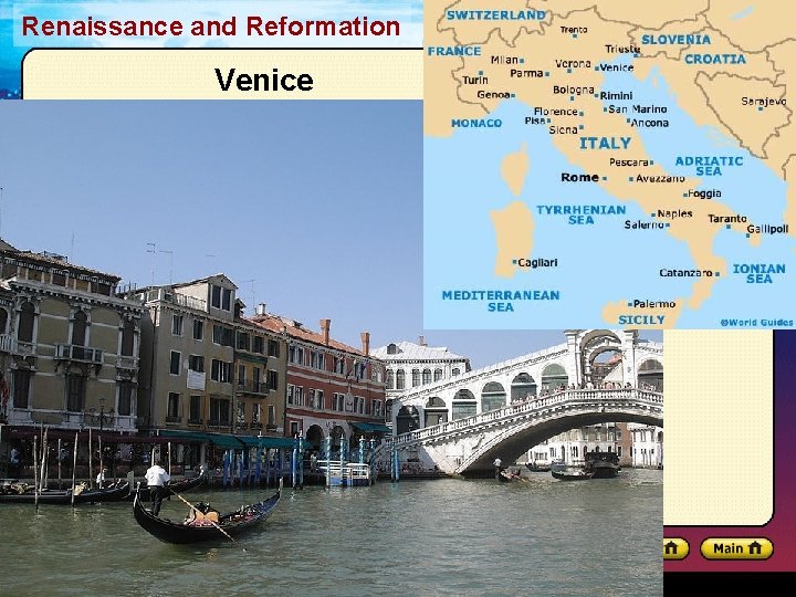 Renaissance and Reformation Venice Section 1 