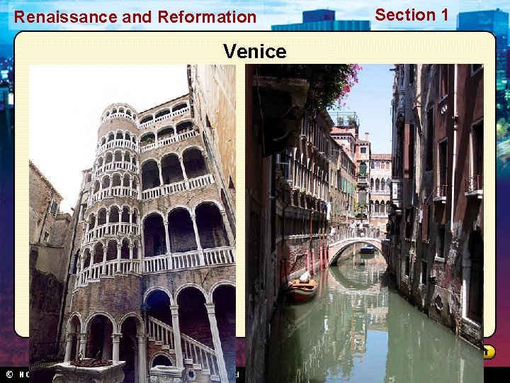 Renaissance and Reformation Venice Section 1 