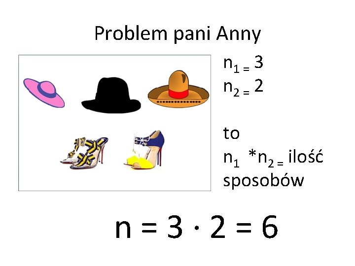 Problem pani Anny n 1 = 3 n 2 = 2 to n 1