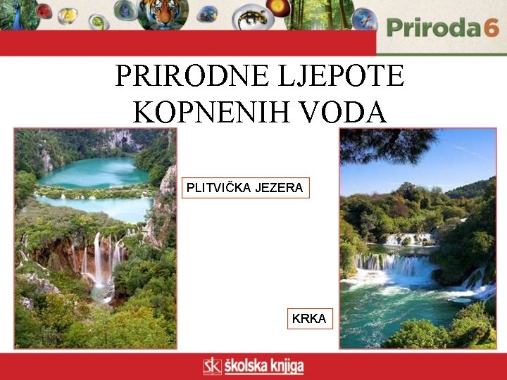 PRIRODNE LJEPOTE KOPNENIH VODA PLITVIČKA JEZERA KRKA 