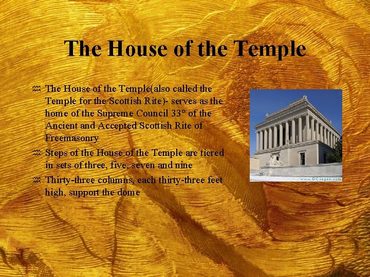 The House of the Temple h The House of the Temple(also called the Temple