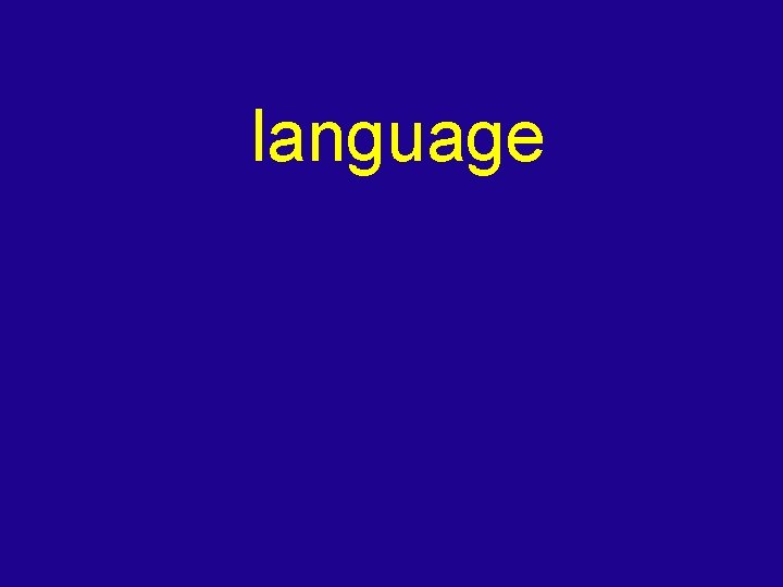 language 