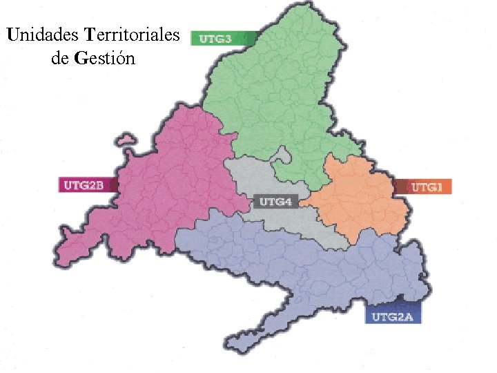 Unidades Territoriales de Gestión 