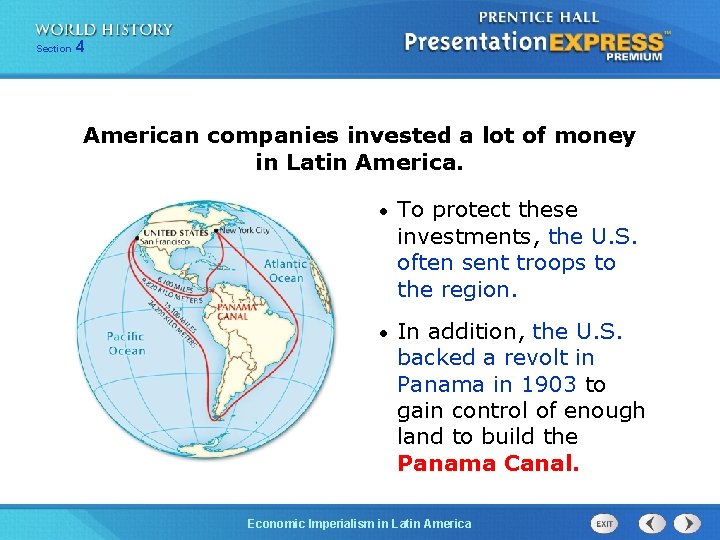 254 Section 1 Chapter Section American companies invested a lot of money in Latin