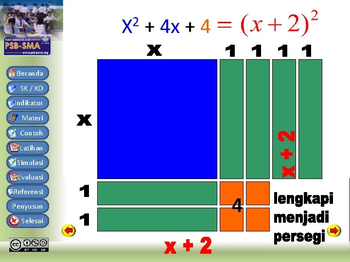 Bahan Ajar Matematika SMA Kelas X Semester 1 X 2 + 4 x +