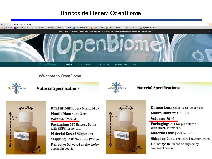 Bancos de Heces: Open. Biome 