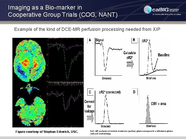 Imaging as a Bio-marker in Cooperative Group Trials (COG, NANT) Example of the kind
