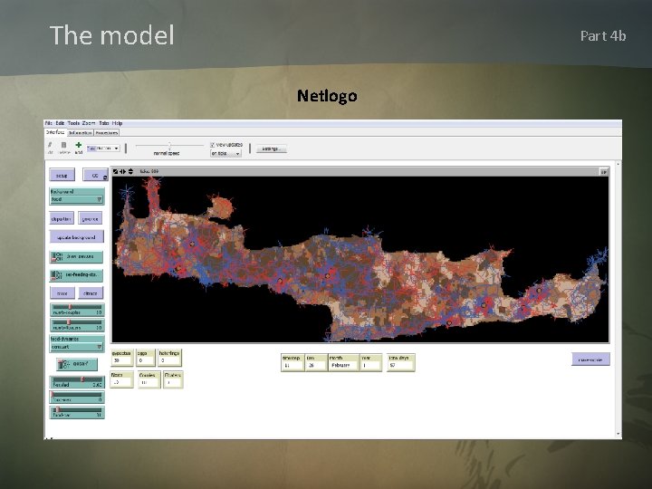The model Part 4 b Netlogo 