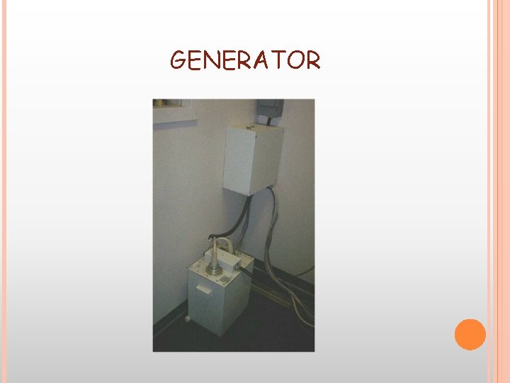 GENERATOR GENERATOR